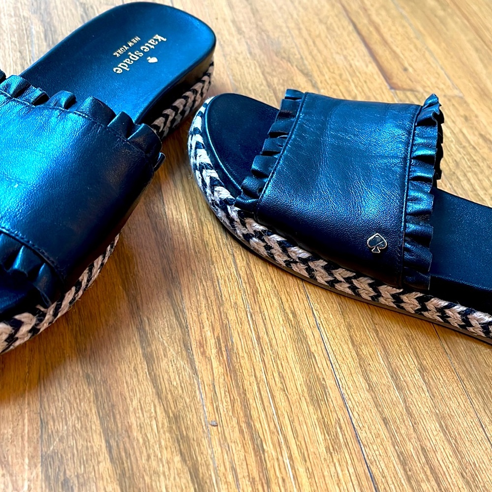 KATE SPADE Slip On Slides 7 1/2 | Designer sandals 7 1/2 - Picture 4 of 10